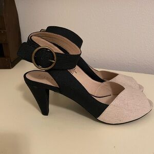 Lien Do By Anthropologie Two Tone Women’s Heals Size 8 In Great Condition